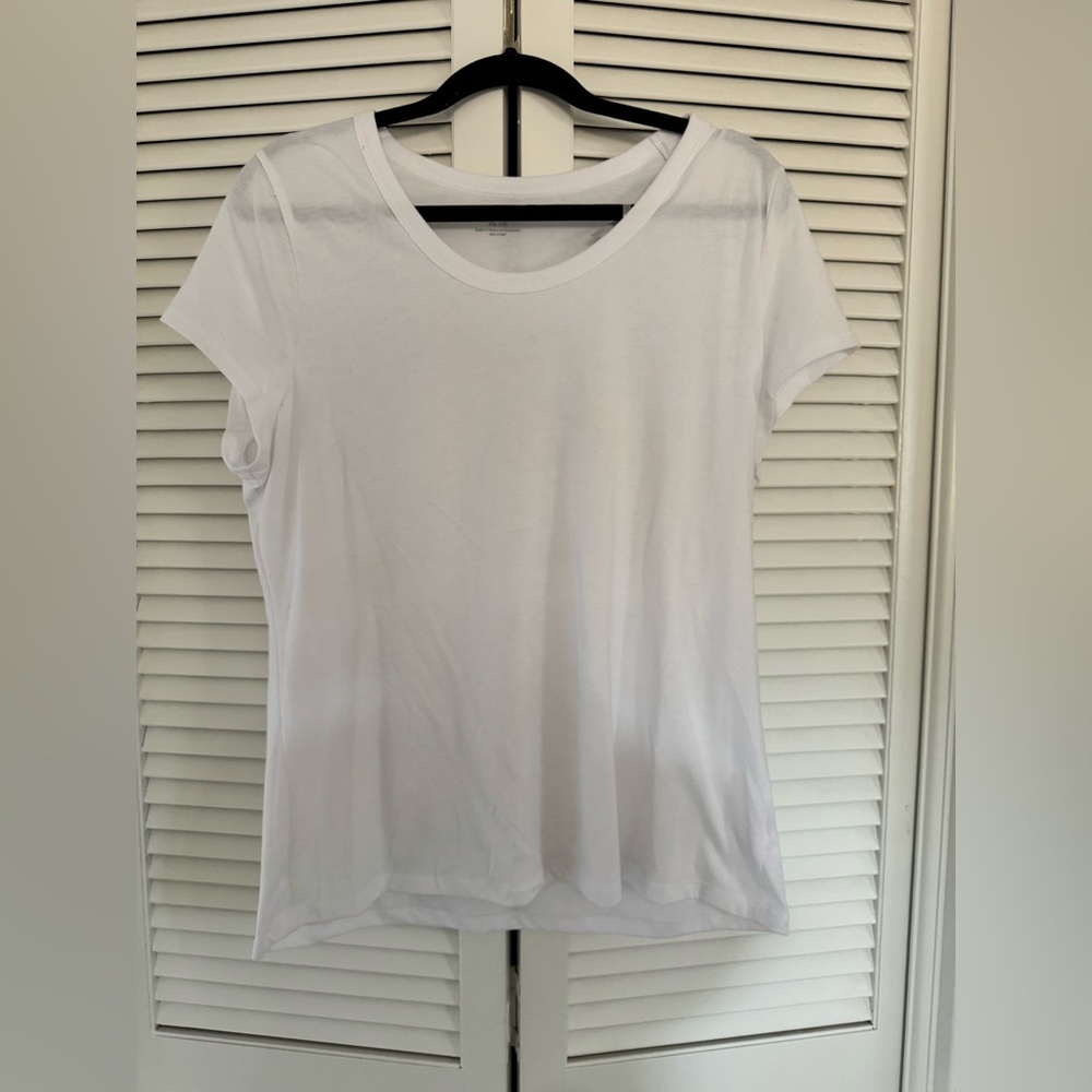 No Boundaries Size XXL White Basic T-Shirt